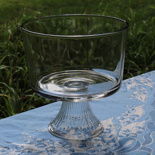 Glass Trifle Bowl Etsy