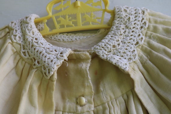 mid 1800s Germany BABY CLOAK Handcrafted Lace Emb… - image 10