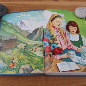 60s The Children&#39;s Classics HEIDI and BLACK BEAUTY Hardcover Books