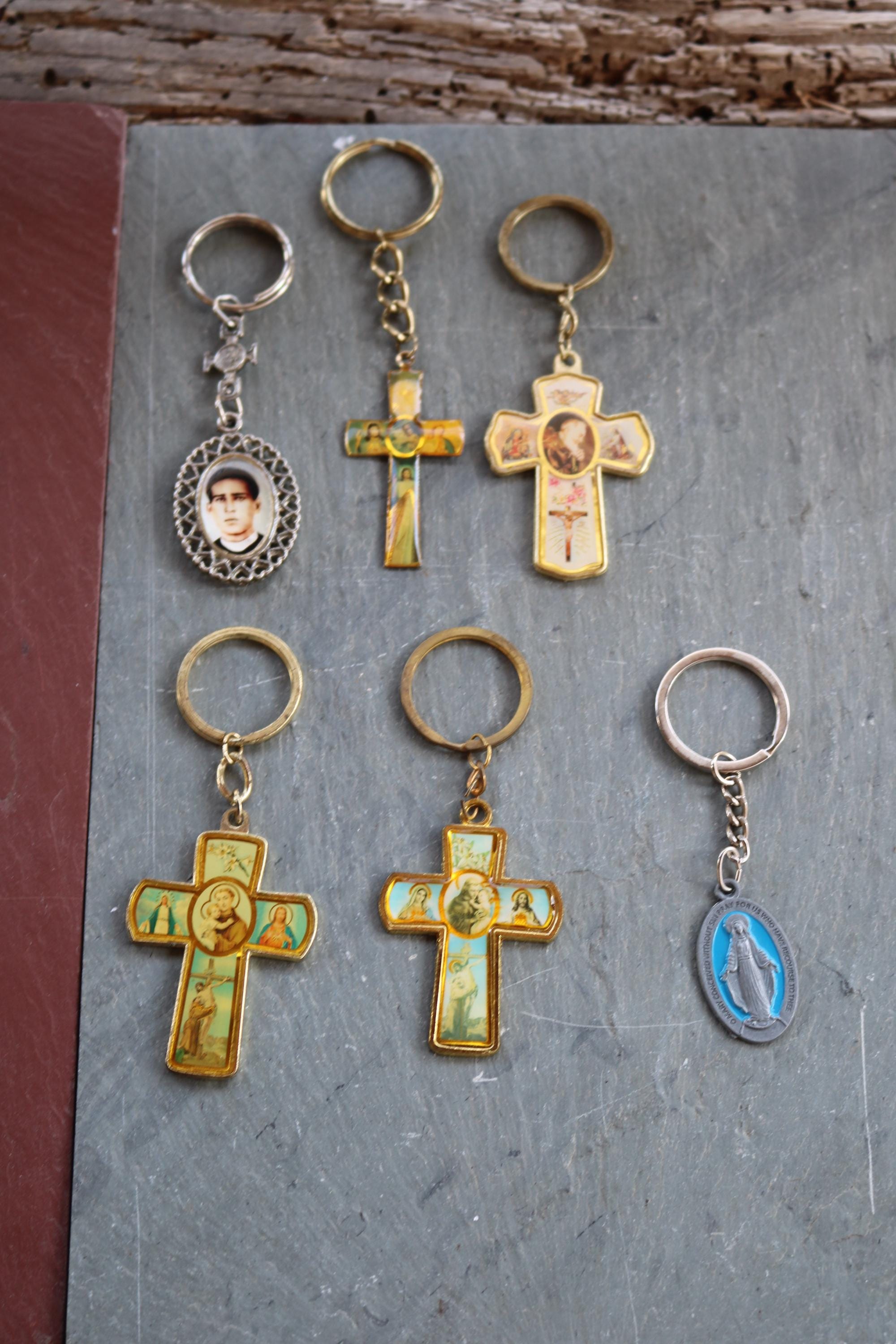 PORTACHIAVI PORTACHIAVE PADRE PIO MADE IN ITALY REGALO - 9