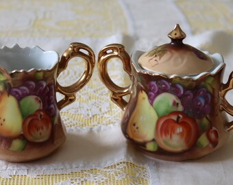 80s PV Pleasant Village Italy FRUIT or SOUP Tureen Serving Bowl