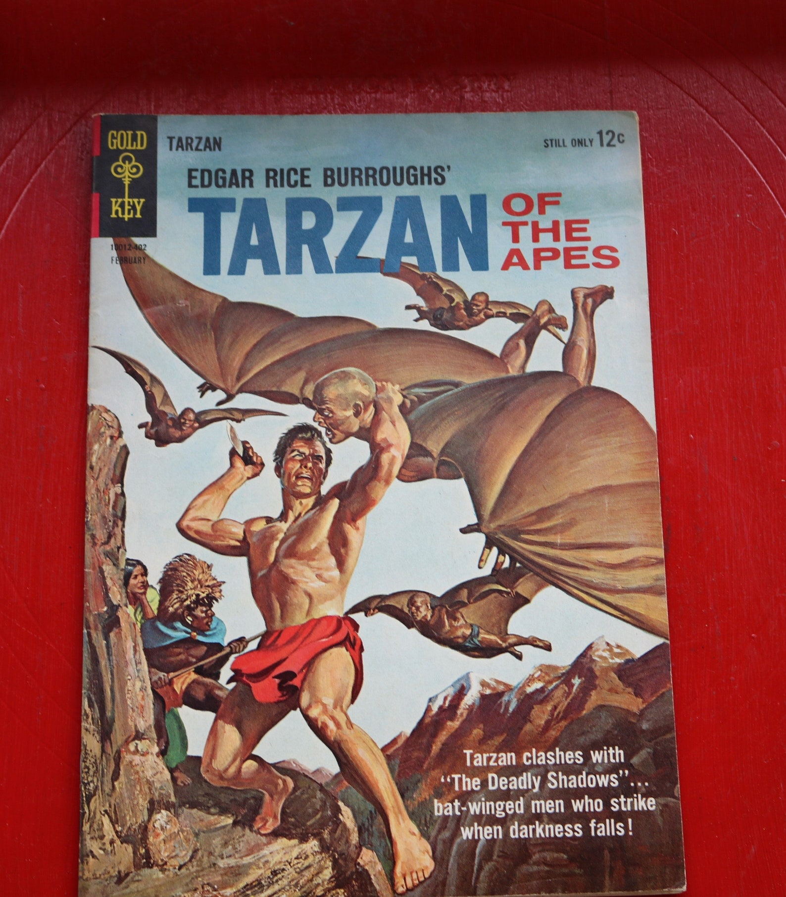 Set of Seven Vintage TARZAN Comic Books DELL 43, 57,70 and Gold Key 133 ...