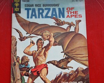 Set of Seven Vintage TARZAN Comic Books DELL 43, 57,70 and Gold