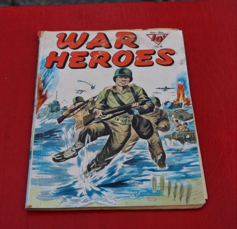 Tank Commandos Two War Comics U.S. Tank Commandos # 1 1952 by Avon and War Heroes #6 ...