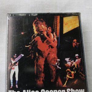 SEALED 1977 The ALICE COOPER Show Cassette Schock Rock Musik Tape Schulen Out und Eighteen