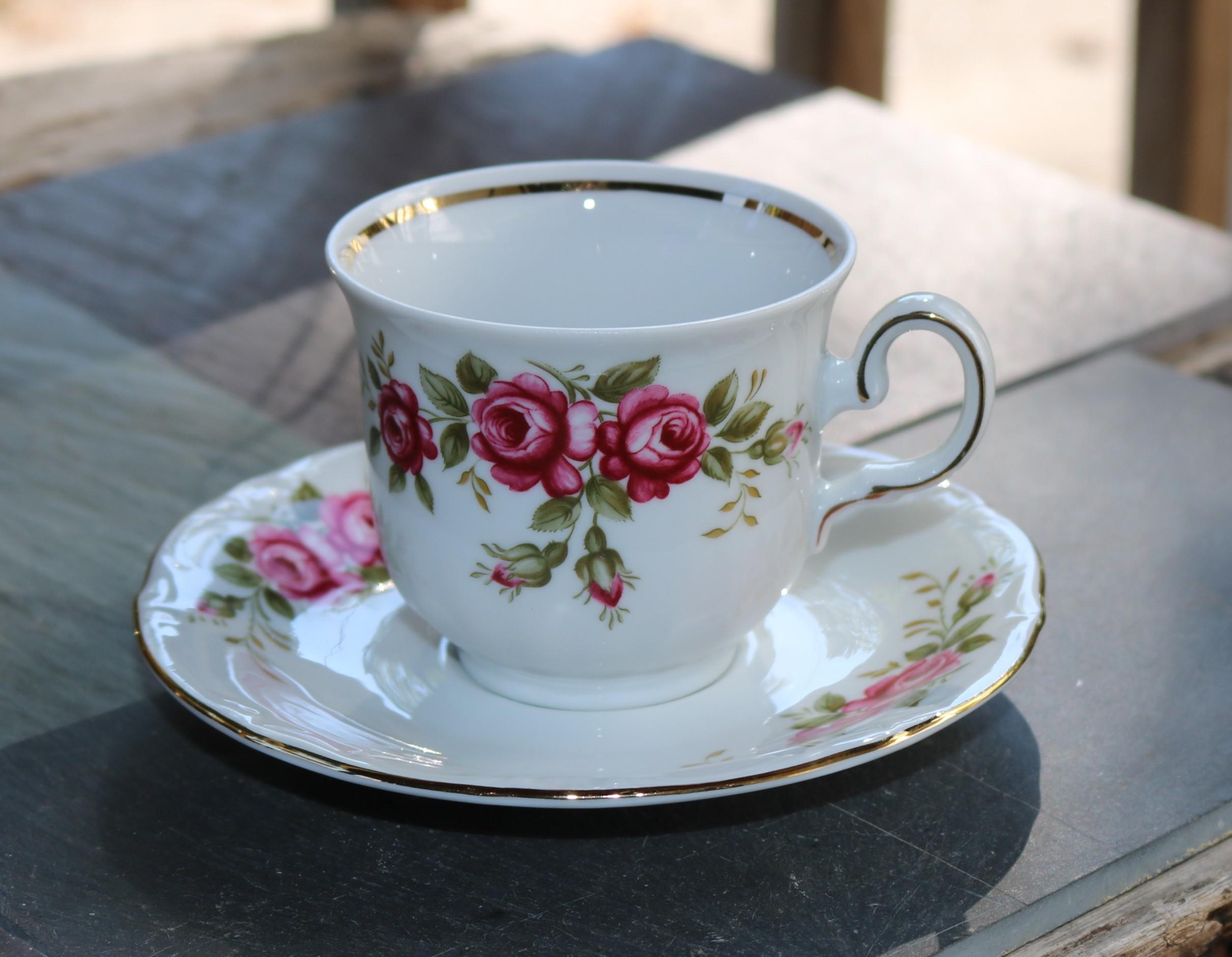 Bavaria rose teacup - Etsy 日本