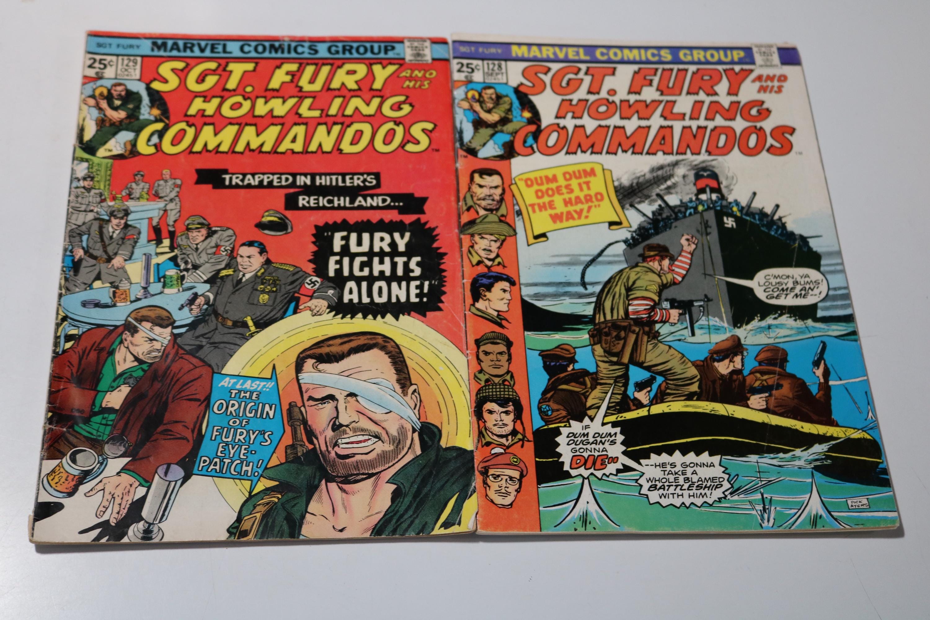 Marvel Comics Set of 18 Sgt> FURY and His Howling Commandos 1972