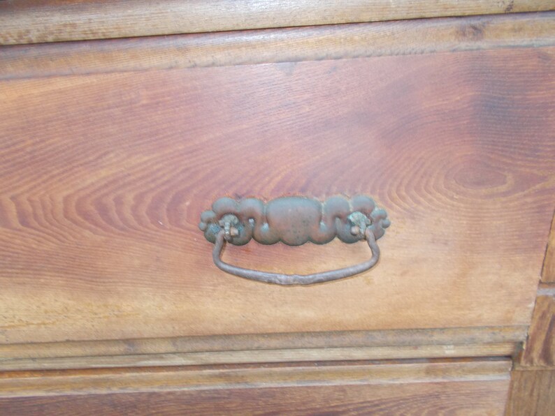 Early 1900s Wood Chest of Drawers Bureau Dresser From an Old New England Farm House Rustic Primitive Home Decor PICK UP ONLY Connecticut