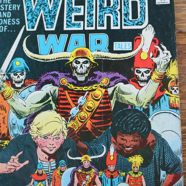 DC Comics Weird War Tales # 47, 98, 99, 108, 109 en 120 1976 tot 1982 oorlog Verhalen vermengd met Science Fiction