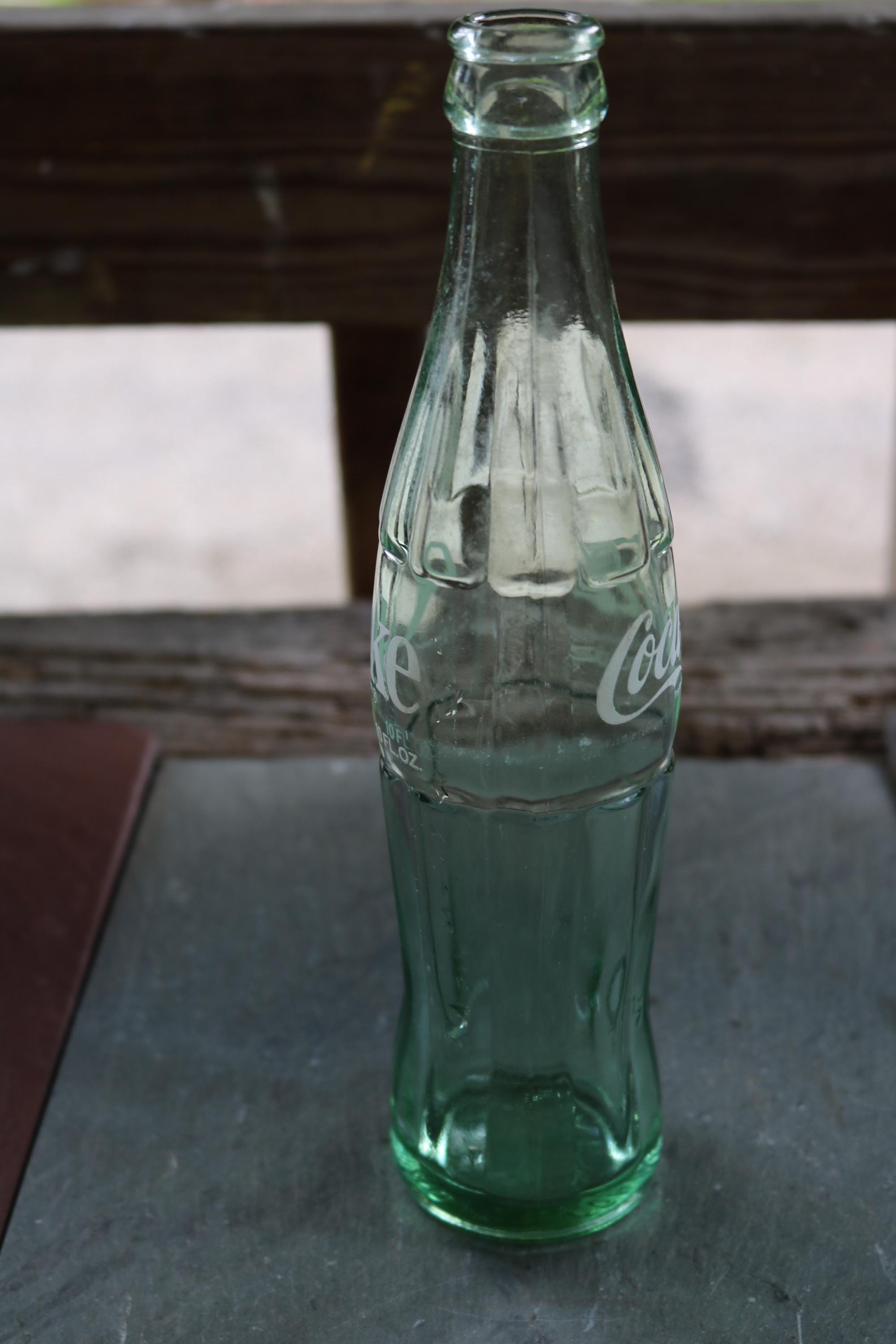 ENID 60s Hobble Skirt COCA-COLA Coke Green Glass Bottle Enid