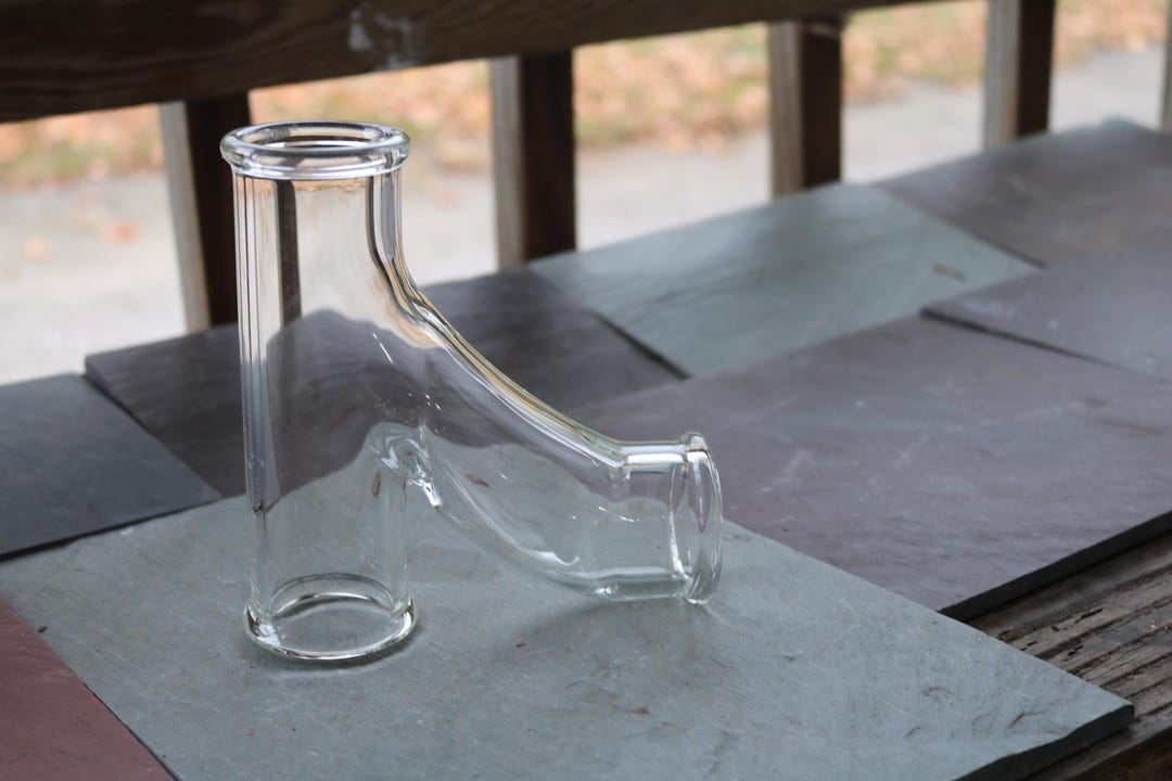 Smaller 90s Schott GLASS Laboratory Drain Pipe for REPURPOSE Art Supply ...
