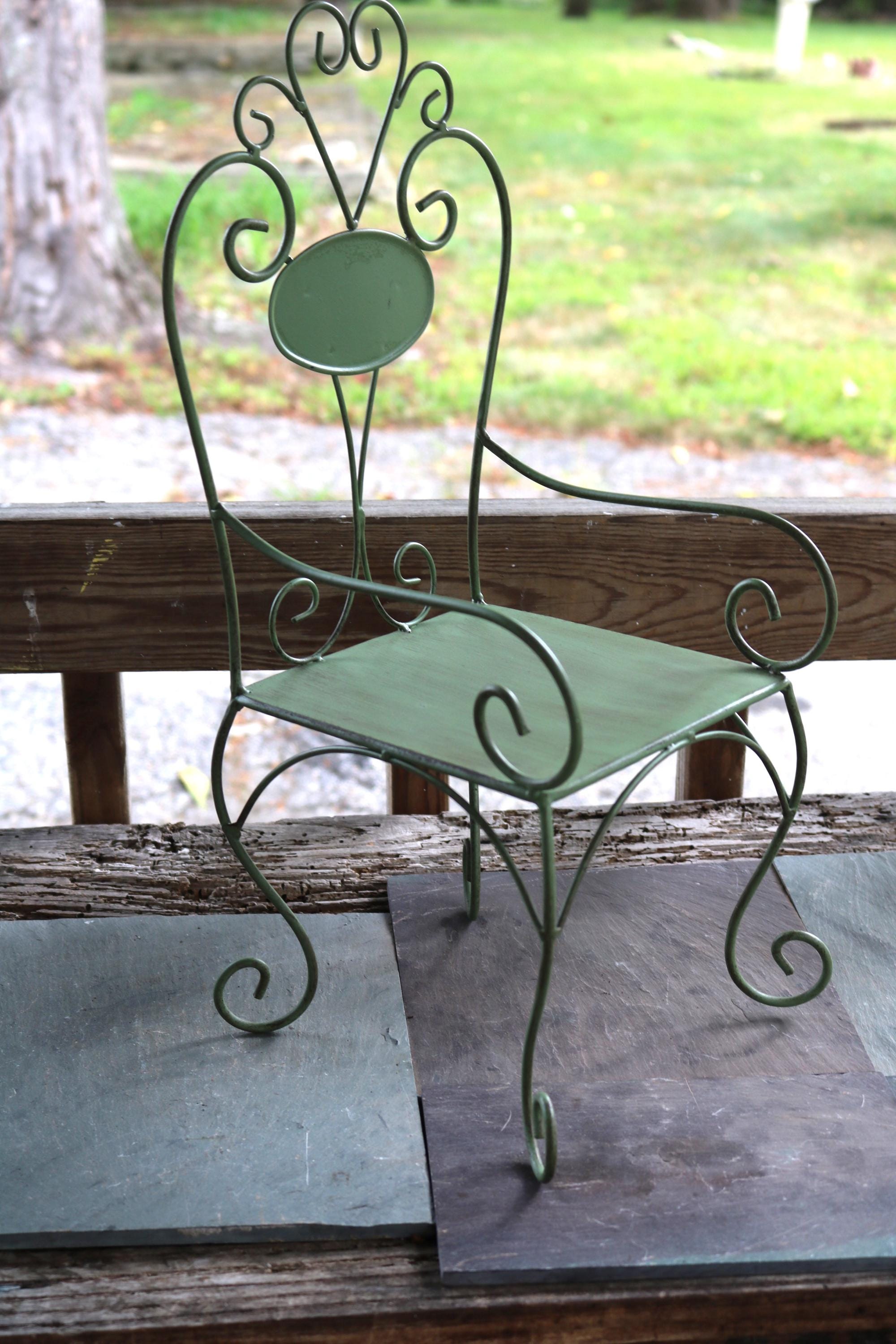 Vintage Wire Chair - Etsy