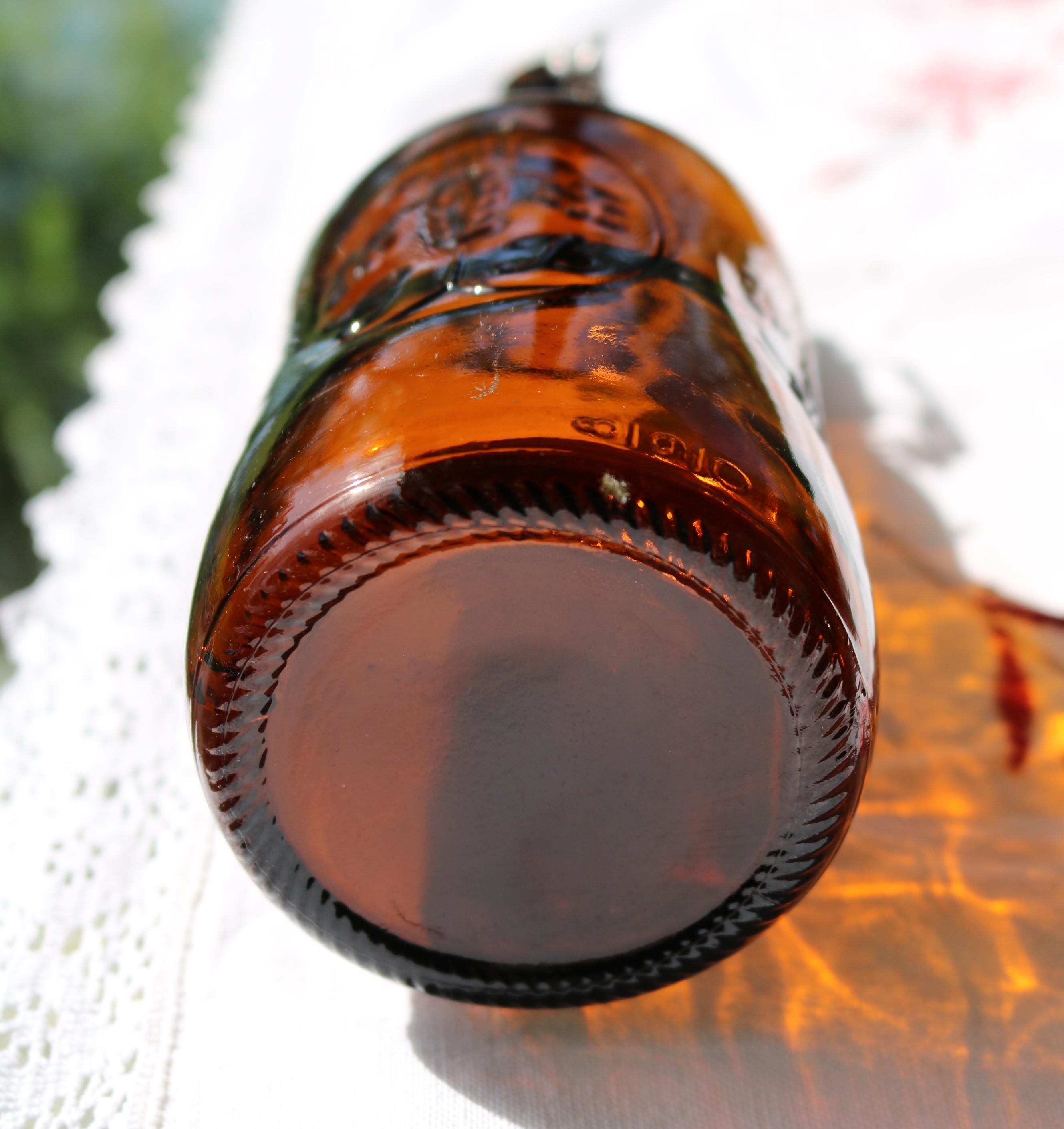 ヴィンテージ　ビール　ボトル　インテリア 再利用できる磁器製スイングトッパー付きヴィンテージオランダ製グロ