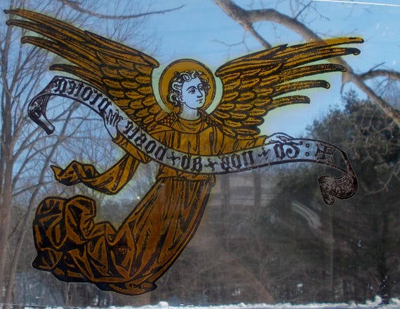 Sun Sets On Outspread Wings Of Angel In >> Vintage Golden Angel Art Glass Spiritual Religious Home Decor Etsy Sun Sets On Outspread Wings Of Angel In >> Vintage Golden Angel Art Glass Spiritual Religious Home Decor Etsy