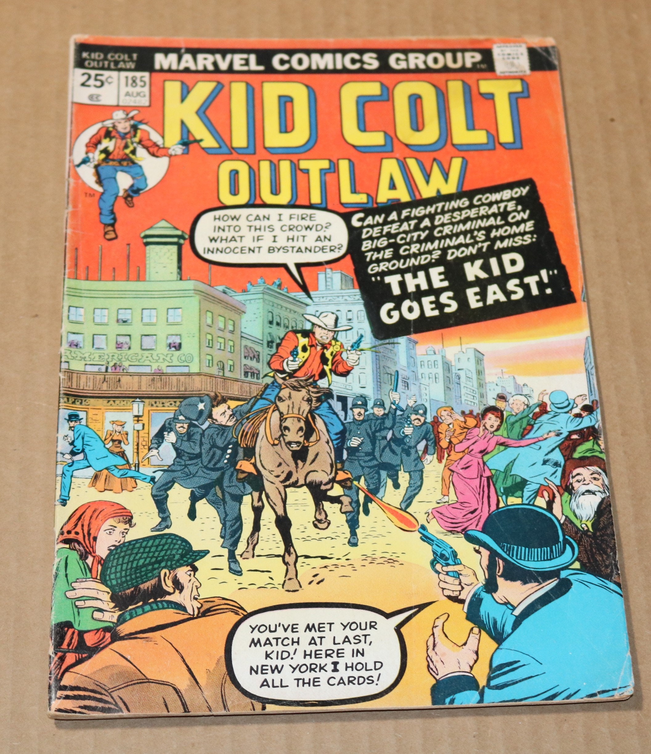 Marvel Comics Kid Colt #143,163,167, 182 and 185 Stan Lee Jack