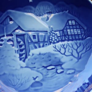 1975 Bing & Grondahl CHRISTMAS Bowl Plate Collectable DENMARK