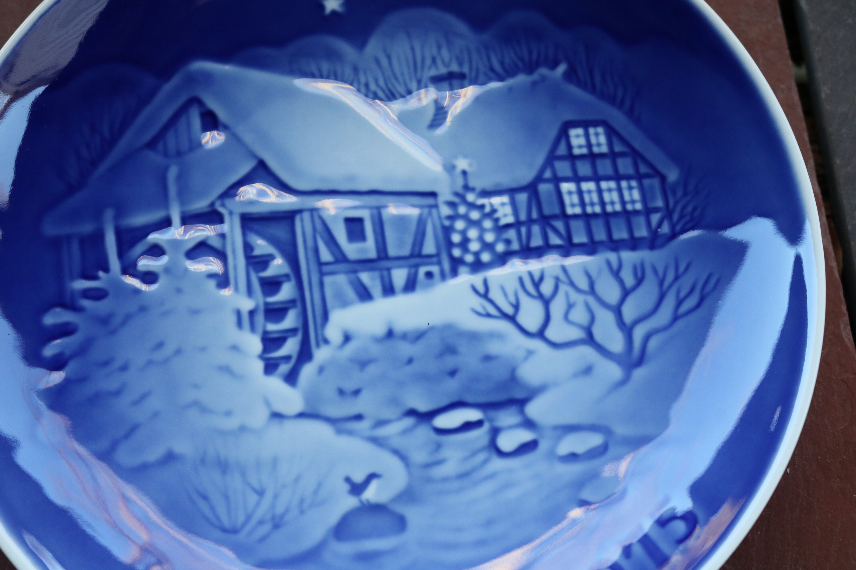 1975 Bing & Grondahl CHRISTMAS Bowl Plate Collectable DENMARK
