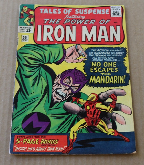 Marvel Comics TALES of SUSPENSE #55 Iron Man the Mandarin the