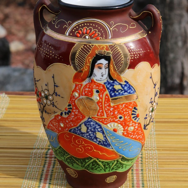 Japan Urn Style Vase Etsy
