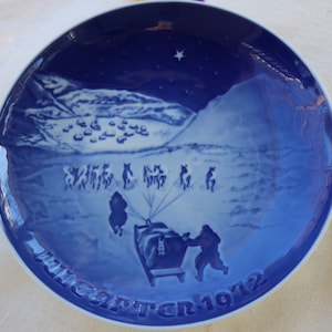 Christmas In GREENLAND 1972 Bing & Grondahl CHRISTMAS Bowl Plate Collectable DENMARK