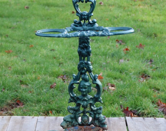 Antique UMBRELLA STAND for Restoration Project Cast Iron Ornate Etsy