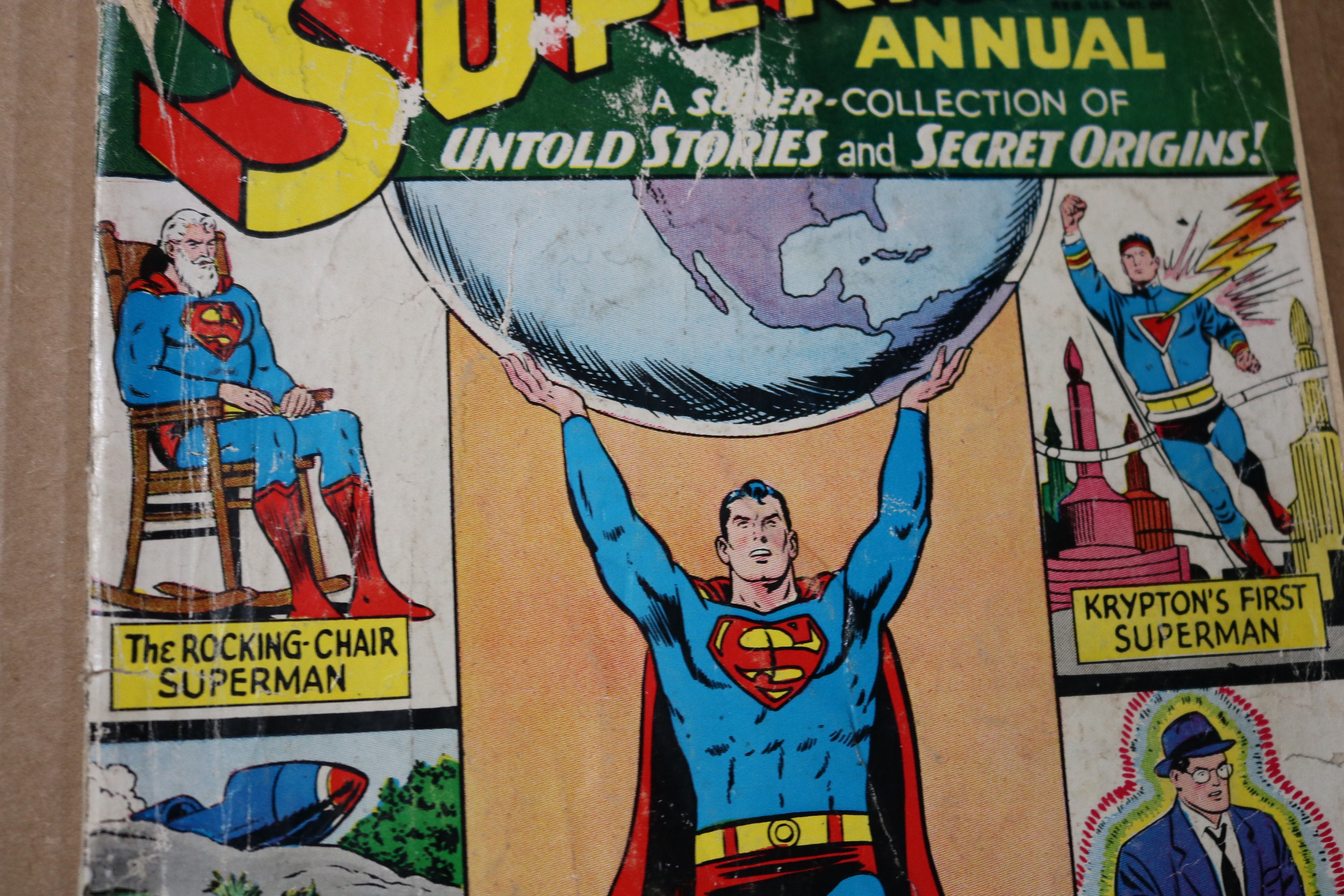 DC Comics SUPERMAN Annual #8giant #11 and 187 1963 - 1966 Krypton