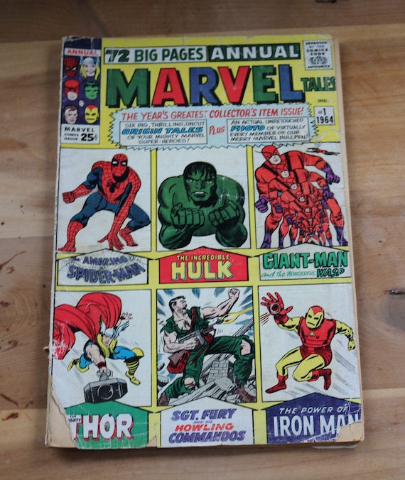 MARVEL TALES 1 Origins of Spiderman Hulk Iron Man Giant Man Thor