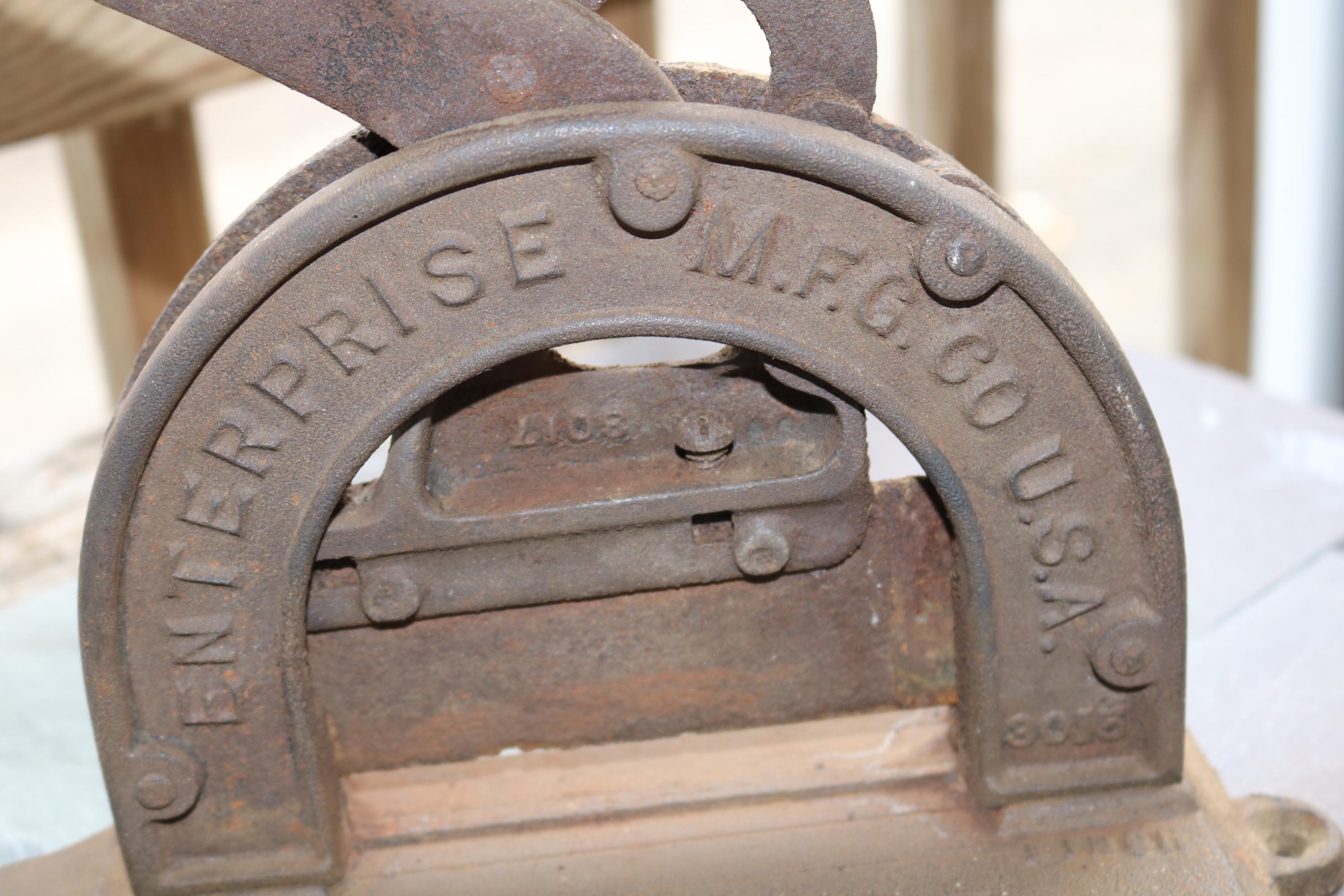 1885-1910 Tobacco Plug CUTTER the Champion Knife Enterprise USA Industrial  Antique