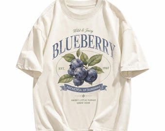 Arándanos PNG, diseño de camiseta, bayas PNG, camiseta de arándanos, estampado de frutas vintage (descarga digital)