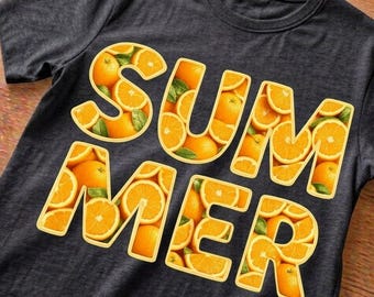 Naranjas PNG, Camiseta con ambiente veraniego PNG, Bayas maduras PNG, Descarga de camiseta PNG, Camiseta frutal, Verano PNG, Camiseta naranja