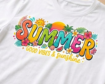 PNG de verano, PNG de camiseta con ambiente veraniego, descarga de PNG de camiseta, camiseta frutal, PNG de camiseta retro de verano, PNG para camiseta, camiseta de verano