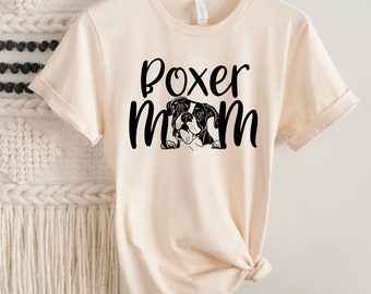 Boxer Mom Unisex Shirt - 15 Color Options - XS-4XL