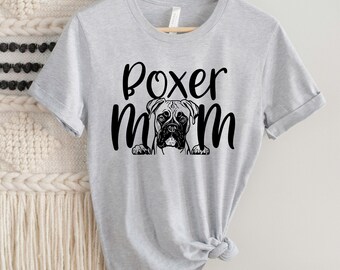 Boxer Mom Unisex Shirt - 15 Color Options - XS-4XL