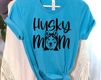 Husky Mom Unisex Shirt - 15 Color Options - XS-4XL