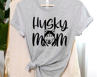 Husky Mom Unisex Shirt - 15 Color Options - XS-4XL