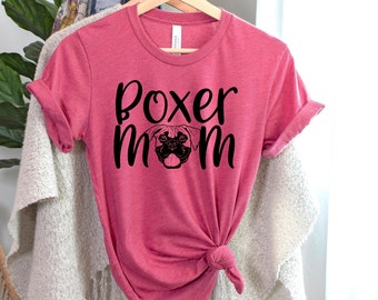 Boxer Mom Unisex Shirt - 15 Color Options - XS-4XL