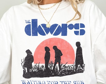 Camiseta de The Doors, camiseta vintage de banda, camiseta para fans de The Doors, camiseta rockera, sudadera de The Doors