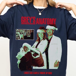 Christmas Greys Anatomy T-shirt, Movie Tee