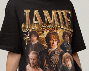 Jamie Fraser Shirt, Sam Heughan Graphic Tee