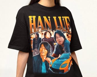 Unisex Han Lue Shirt - Fast & Furious Movie Tshirt,Sung Kang Shirt,Suki,Dominic Toretto