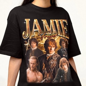 Jamie Fraser Shirt, Outlander Tshirt, Sam Heughan Gift, Sassenach Merch, TV Show Tee