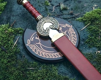 Custom Handmade Herugrim king Theoden Sword, Carbon Steel Blade, Gift For Men, Best Wedding, Anniversary Gift, Gift for Collector