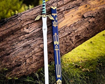 Handmade Legend of Zelda Master Sword: Link’s Full-Tang Steel Skyward Sword – Premium Collector's Gift for Birthdays & Cosplay Events