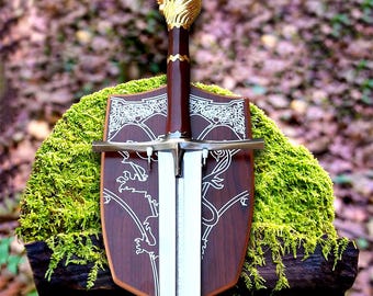 Sword of High King Peter Pevensie – Narnia Replica Sword, Fantasy Cosplay , Medieval Collector Display Gift for Him, Birthday & Christmas