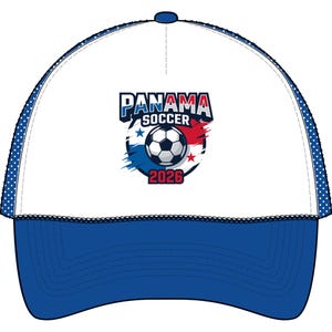 Panama Soccer 2026 Patch Logo Trucker Cap | Foam Mesh-Back Hat World Cup 2026, Soccer Fan