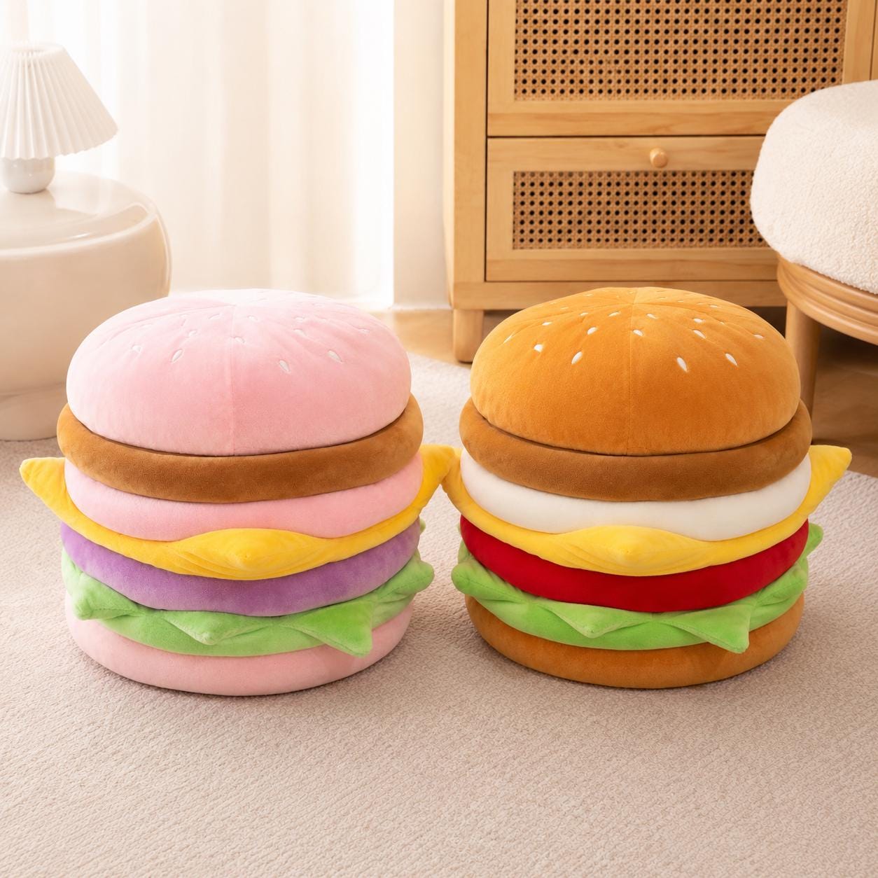 Hamburger stool - Etsy 日本