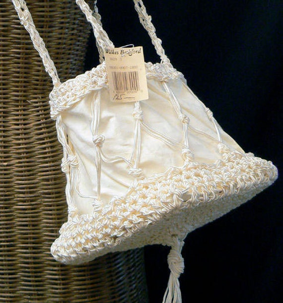 NWT WILKES BASHFORD Vintage 1970s or 80s Macrame S