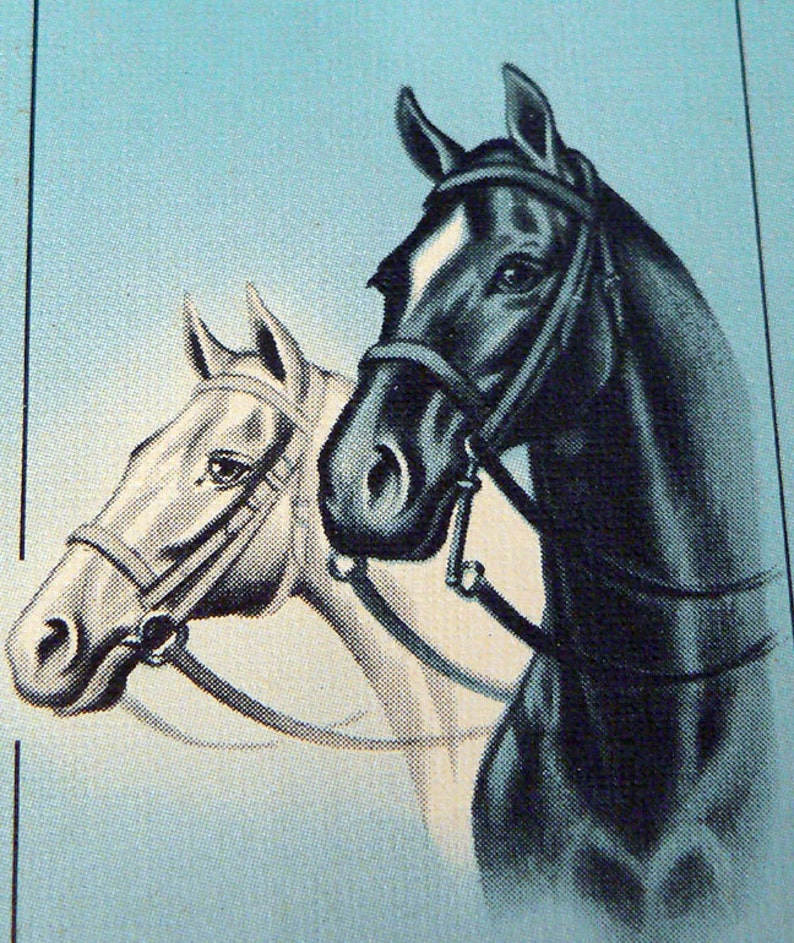 Vintage Set of AVON Air Cushion Finish Playing Cards W Retro Horse