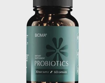 Bioma Probiotic – Digestive Health ,Gut Support for Men & Women – 60 Capsules (30 Day Supply)