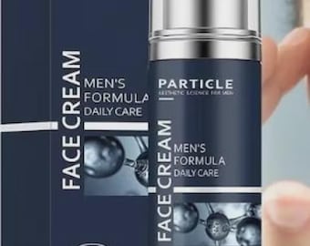Particle Men's Daily Face Cream: Anti-Aging, Hydrating Moisturizer for Smooth Skin